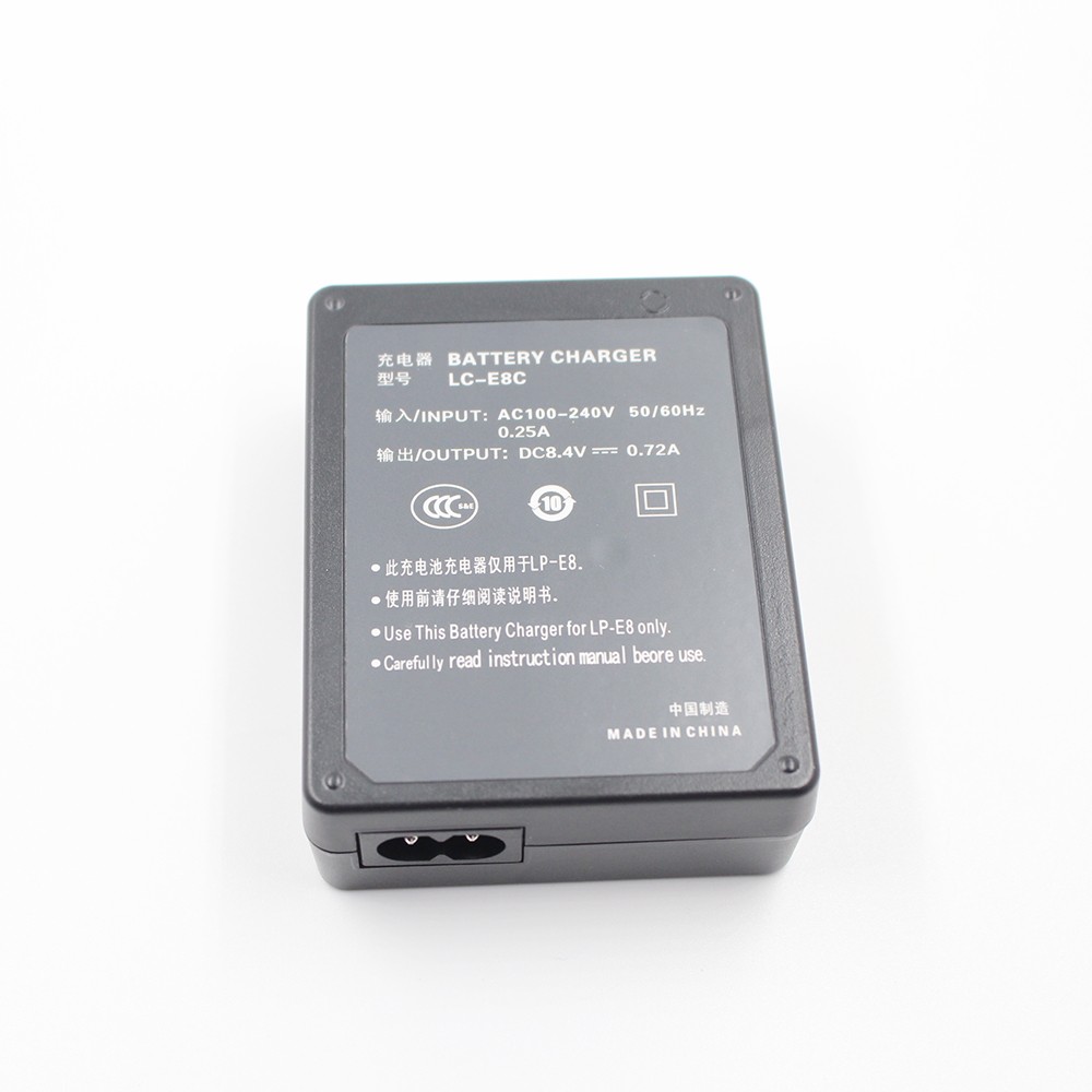 LC-E8C LC-E8E Battery Charger for Canon LP-E8 Battery EOS 550D 600D 700D T2i T3i Battery