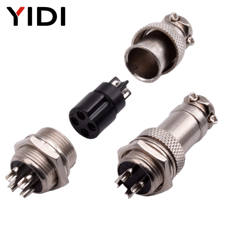 YIDI 5/10 Set GX12 GX16 GX20 2 3 4 5 6 7 8 9 10 12 14 15 Pin Male Female Lc Cable Pilot Flight Circular Connector Plug Socket