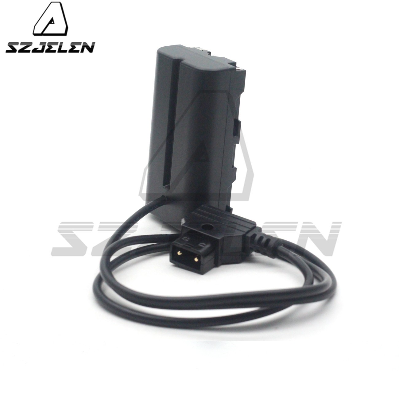 Coiled Power Cable P-Tap D-Tap To NP-F550 F570 Dummy Battery Coupler For Monitors/Lights/Lamps