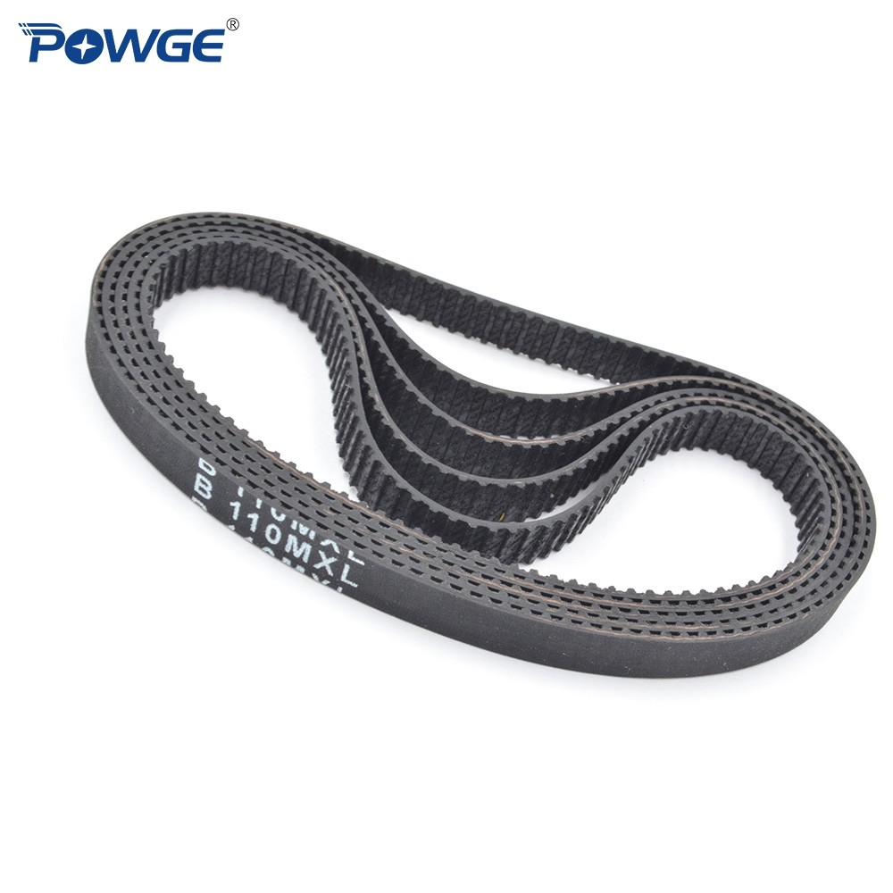 POWGE MXL Synchronous timing belt B105/B106/B107/B108/B109/B110/B111/B112/B113/B114/B115 Width 6.4/9.4mm B105MXL B110MXL B112MXL