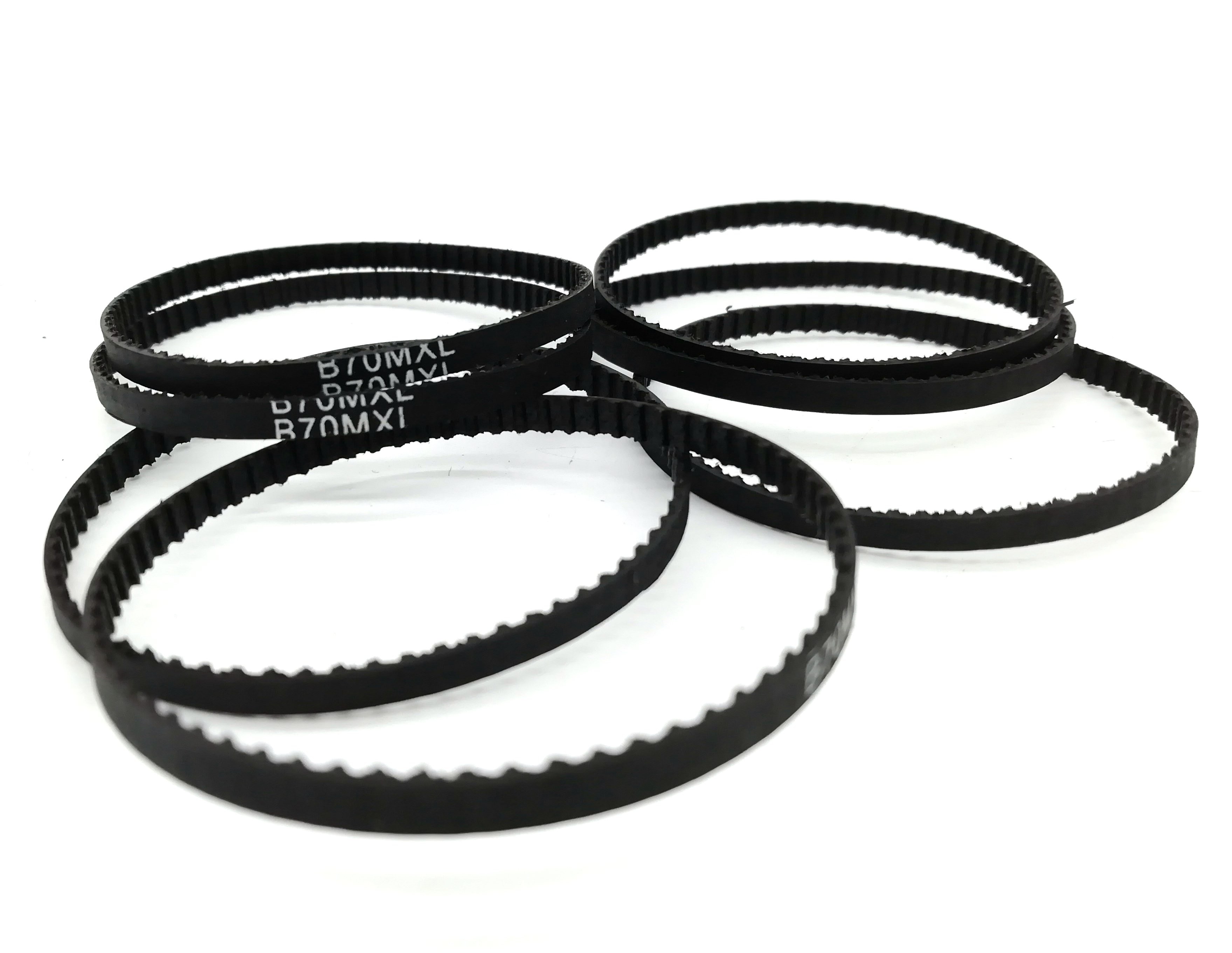 10pcs/lot, MXL timing belt close ring type 3mm width B71MXL 71 teeth