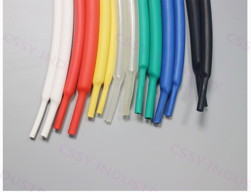 58m/lot 1.0/1.5/2.0/2.5/3.0/5.0/7.0/10.0/14/20mm heat shrink tubing ratio 2:1 package tube insulation cable sleeve