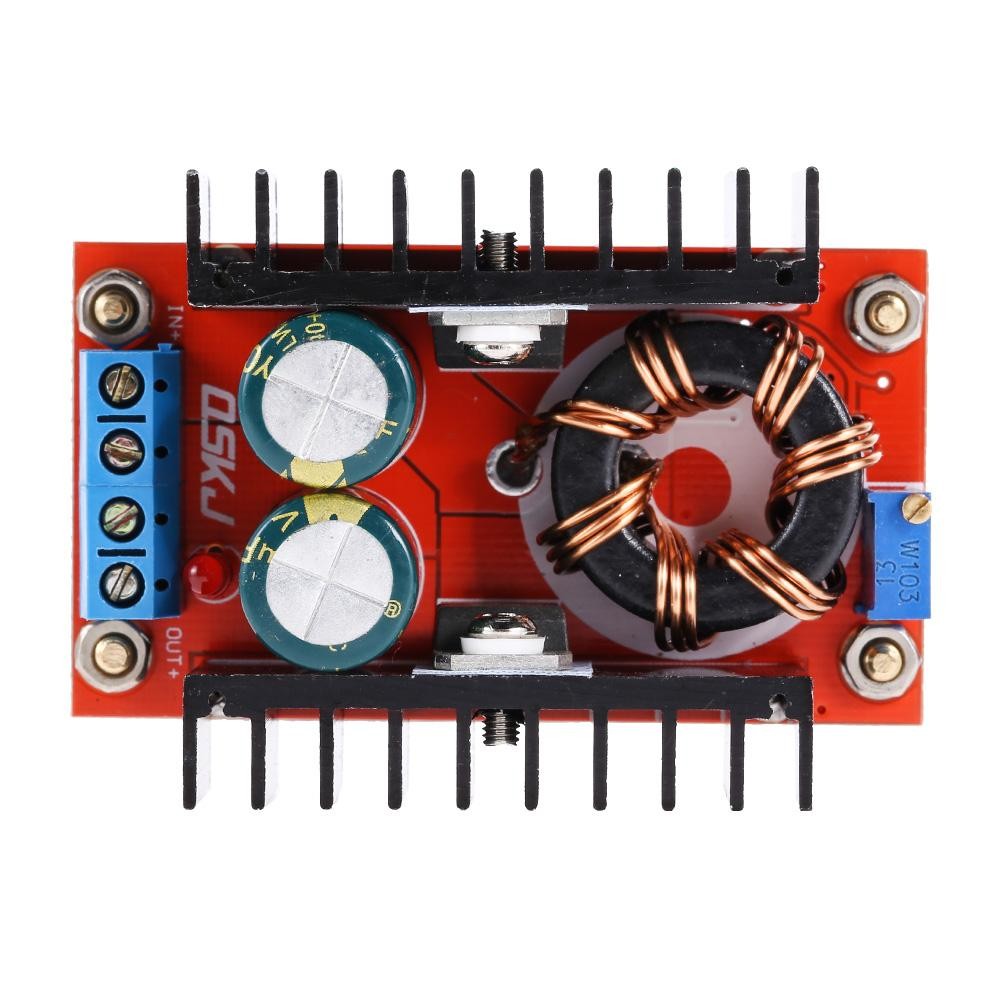 150W DC-DC Max 6A Boost Converter Step-down Potentiometer 10-32V to 12-35V Adjustable Power Supply Module