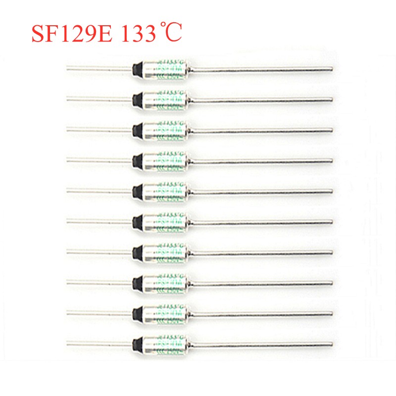 10pcs/lot NEC 250V 10A SF119E/SF129E/SF139E/SF188E Thermal Fuse Thermal Cutout 121/133/142/192/240℃ Fuse Temperature