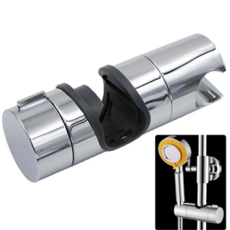 Universal Shower Bracket Shower Rail Holder 22~25mm ABS Chrome Shower Head Holder Bathroom Supplies Adjustable