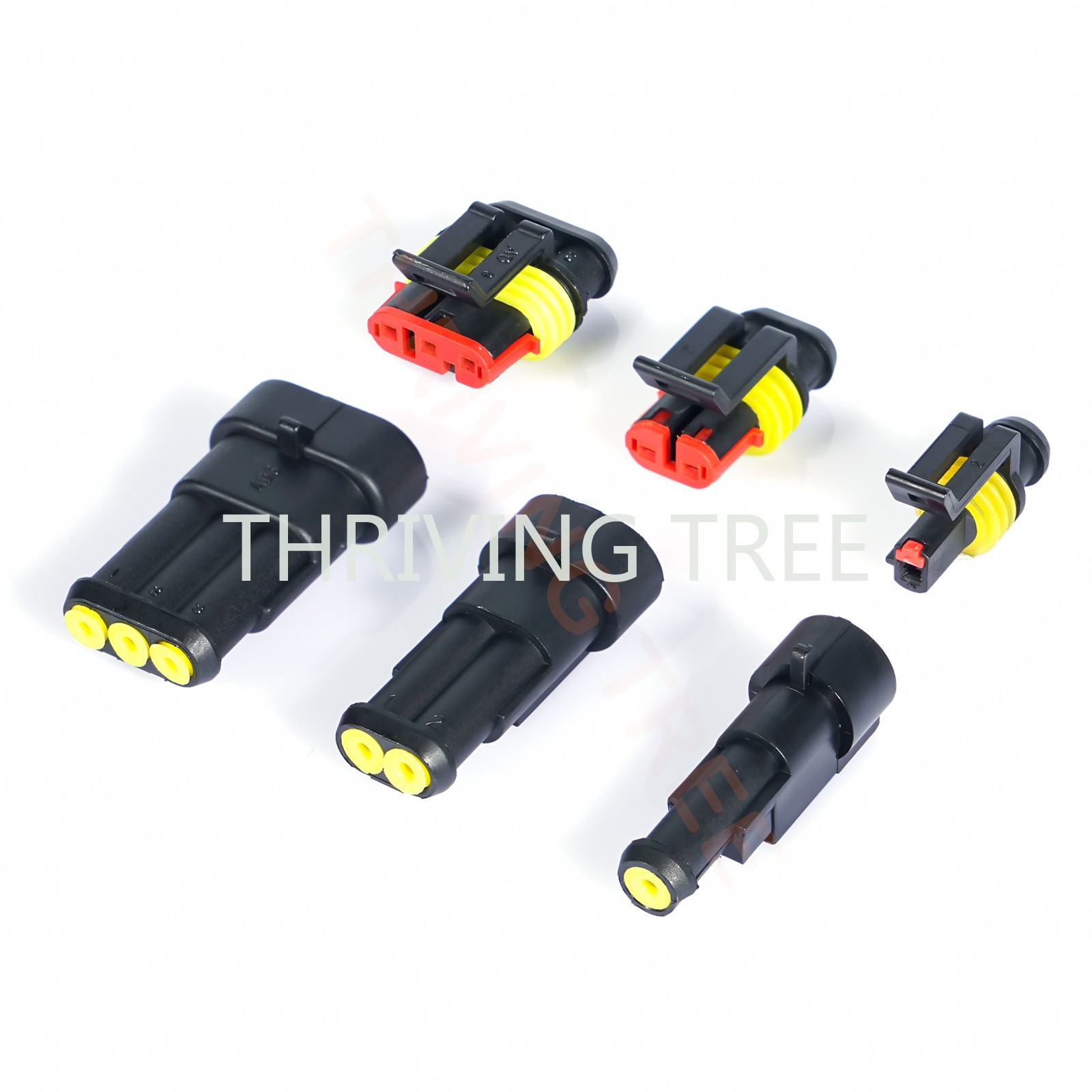 708/352/240pcs HID Connectors Waterproof 1/2/3/4Pin Car Electrical Wire Connector Plug Truck Harness Male Female Crimping Pliers