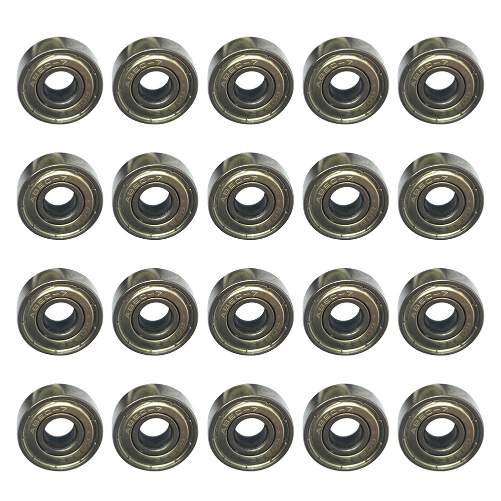 20pcs 684ZZ Miniature Double Shielded High Speed ​​Deep Groove Micro Friction Carbon Steel Ball Bearing Motor Practical Low Noise