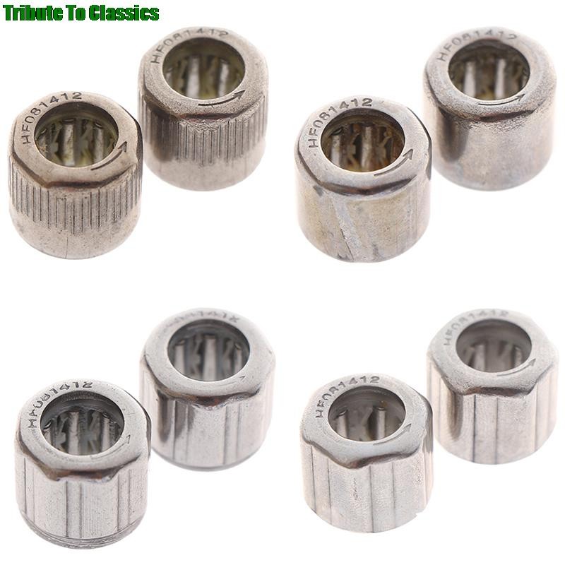 2pcs bearing HF081412 outer ring octagon/outer hexagonal/smooth surface/outer knurled one-way needle roller bearing