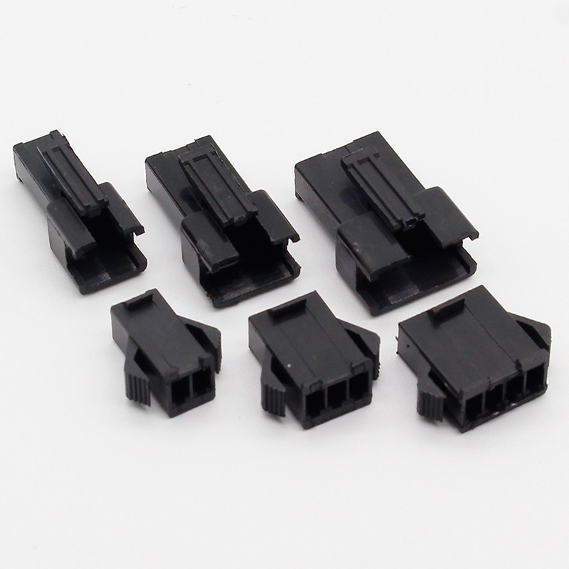 SM2.54 Kits 25 Sets Kit in a Box 2p 3p 4p 2.54mm Pitch Female and Male Header Connectors Adapter