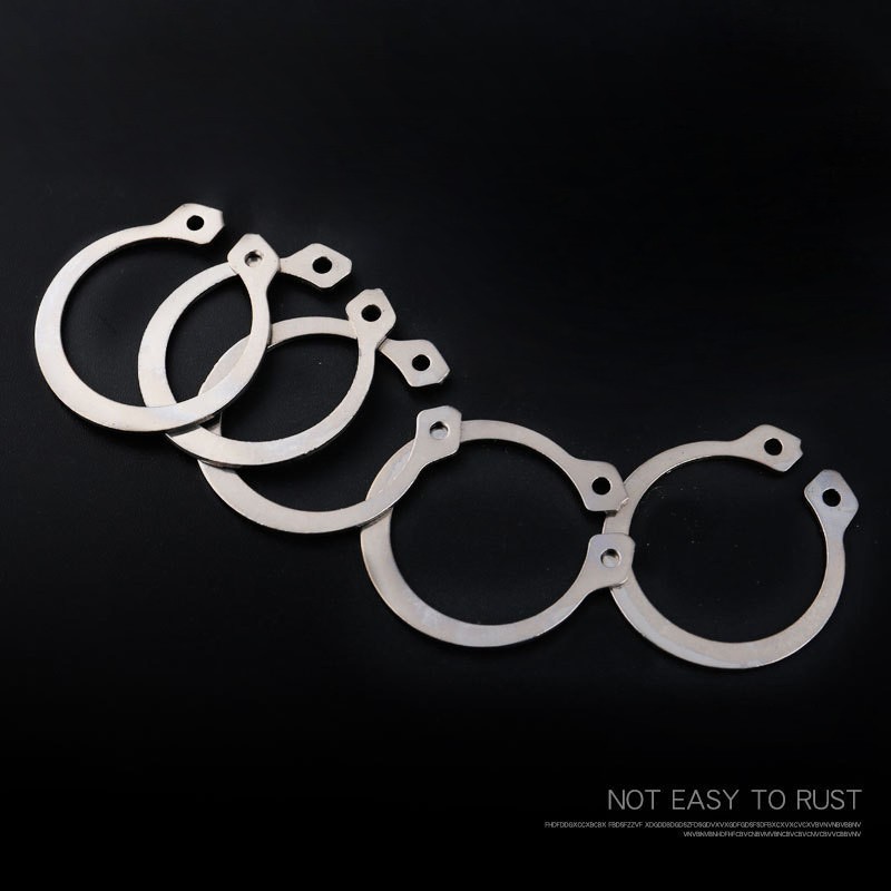 150/250pcs 304 stainless steel outer circles retaining ring assorted set 4-25mm 15 sizes xqmg