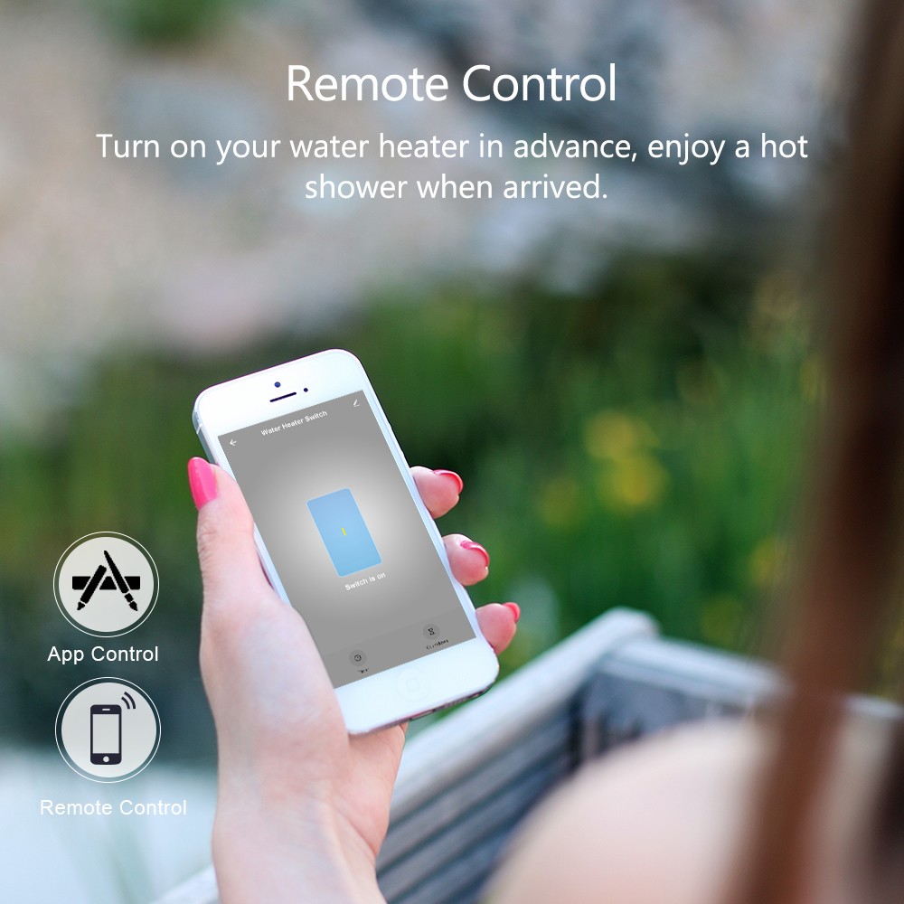 Tuya Smart Life WiFi Boiler Water Heater Switch New 4400W,App Timer Sechdule ON OFF,Voice Control Google Home,Alexa Echo Point