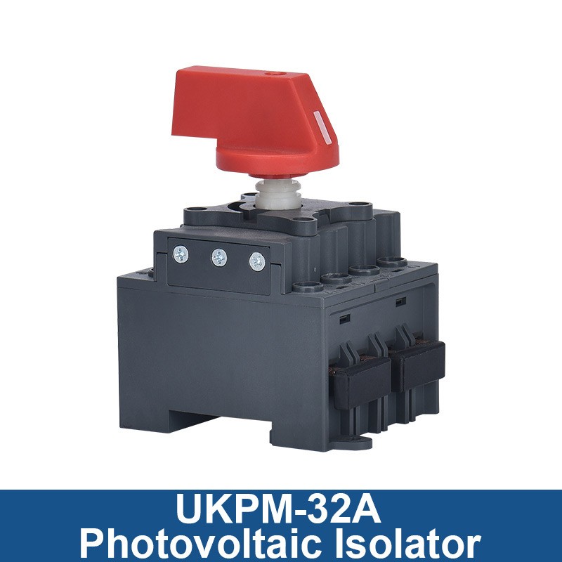 PV Electrical Isolator Solar Power Switch PV Photovoltaic DC Switch 1000V 1200V 32A 16A UKPM Outdoor Waterproof IP66