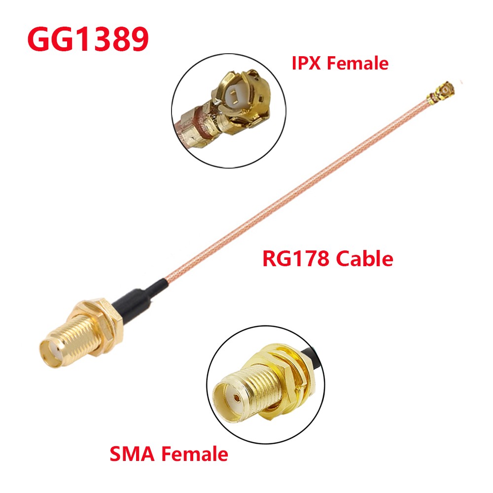 10pcs RG178 RF Coaxial Cable SMA Male to u.FL/IPX/IPEX1/IPEX4 MHF4 Female Jack Pigtail 3G Antenna Extension Wire Cord