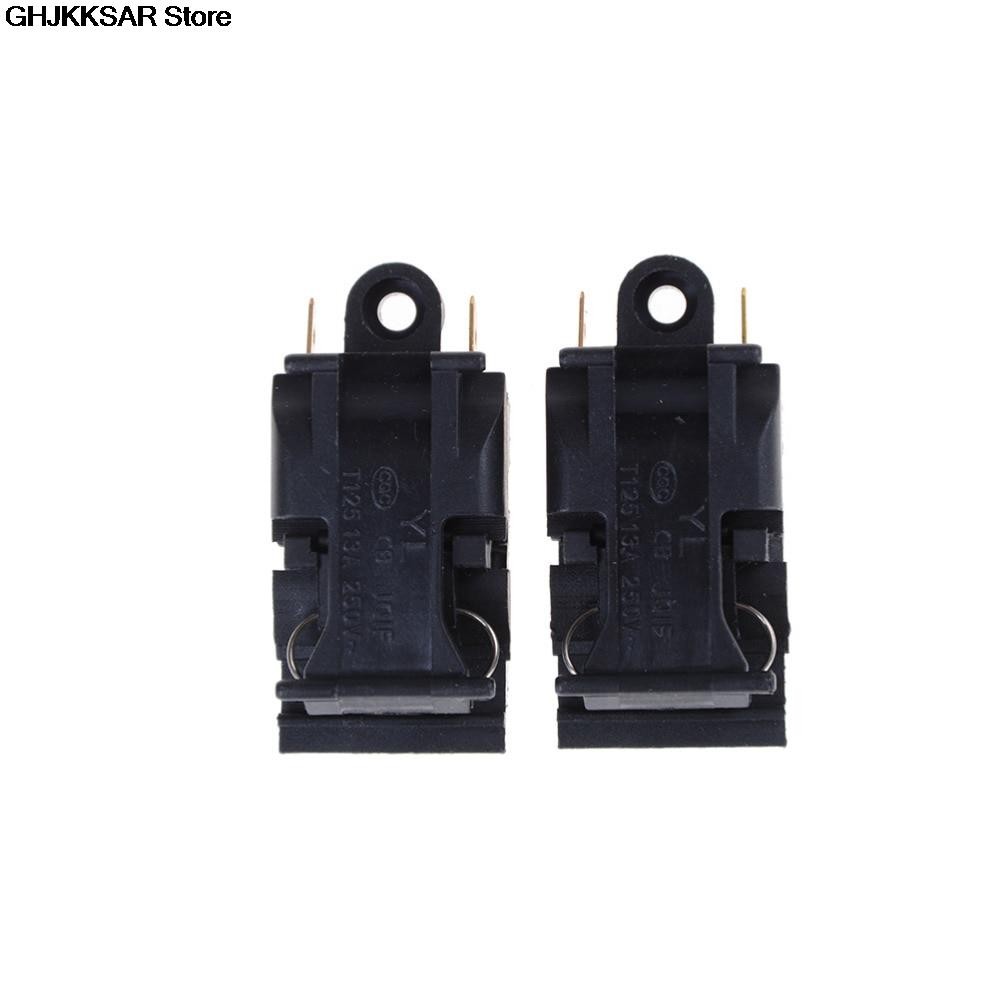 2pcs Thermostat Switch T125 250V 13A Steam Electric Kettle Parts 45x20mm 20 Degree Hot