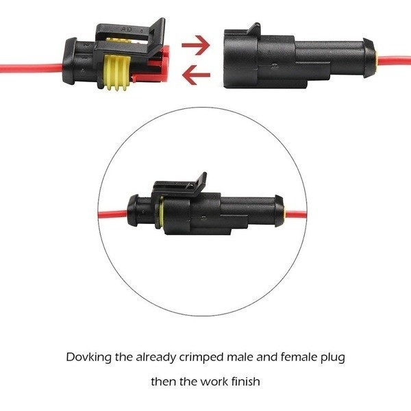 240/352/708pcs Waterproof 1/2/3/4/5/6 Pin Road Auto Car Sealed 12A IP68 Electrical Auto Plug Terminals Truck Wire Connector