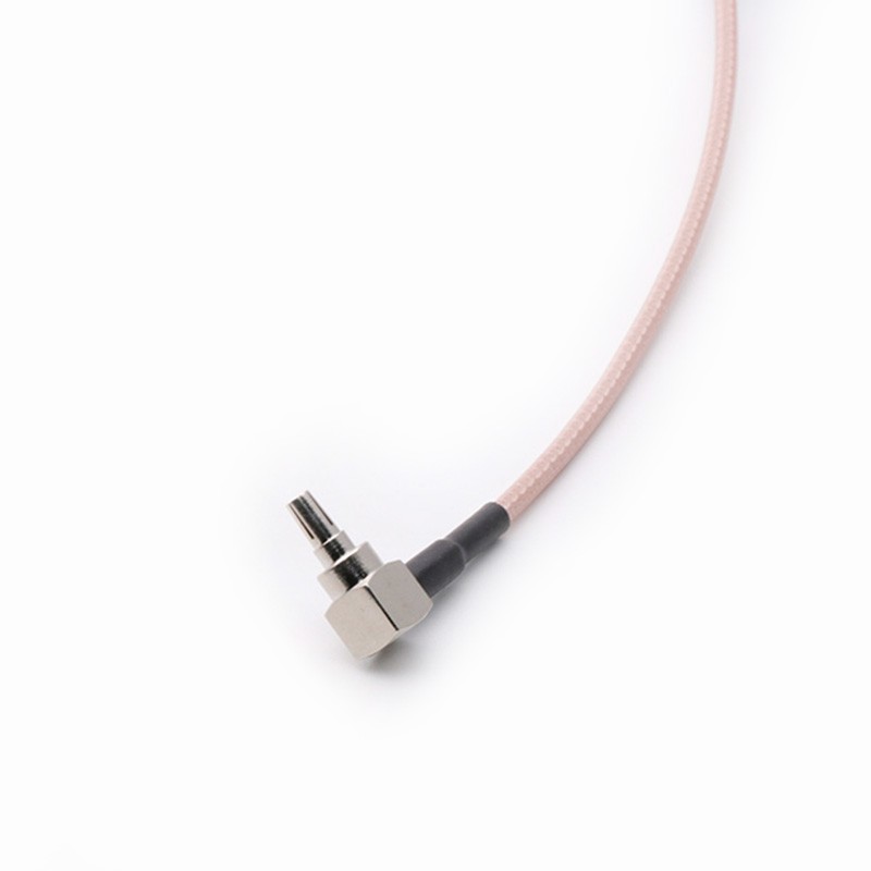 10pcs 5cm/15cm/30cm/50cm RG316 Coaxial Cable Pigtail F Female to CRC9 Male Right Angle Cable F Female Switch Cable Adapter