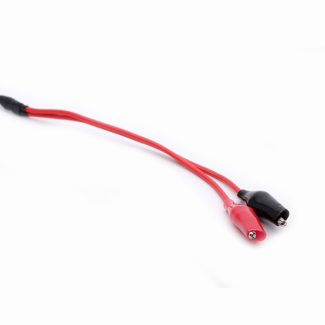 100pcs RG316 RF Coaxial Cable SMA Male Plug to Dual Alligator Clip Red and Black Tester Lead Wire Connector 50cm