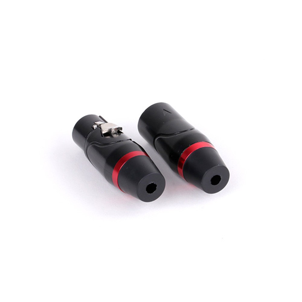 10pcs XLR Black 3 Pin Male and Female Connector Adapter for Camcorder Signal Light Application HIFI Audio