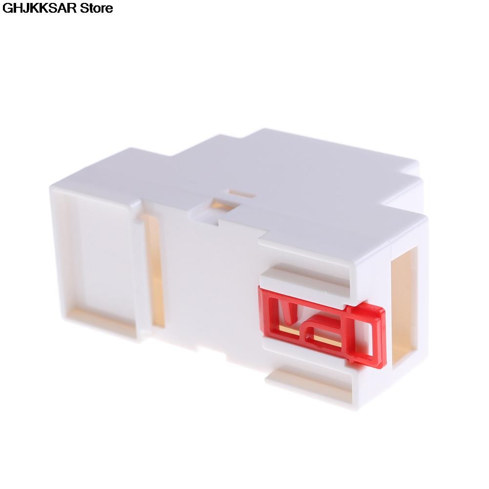 1pc 88x37x59mm Plastic Box Electronics Project Case Din Rail PLC Junction Box