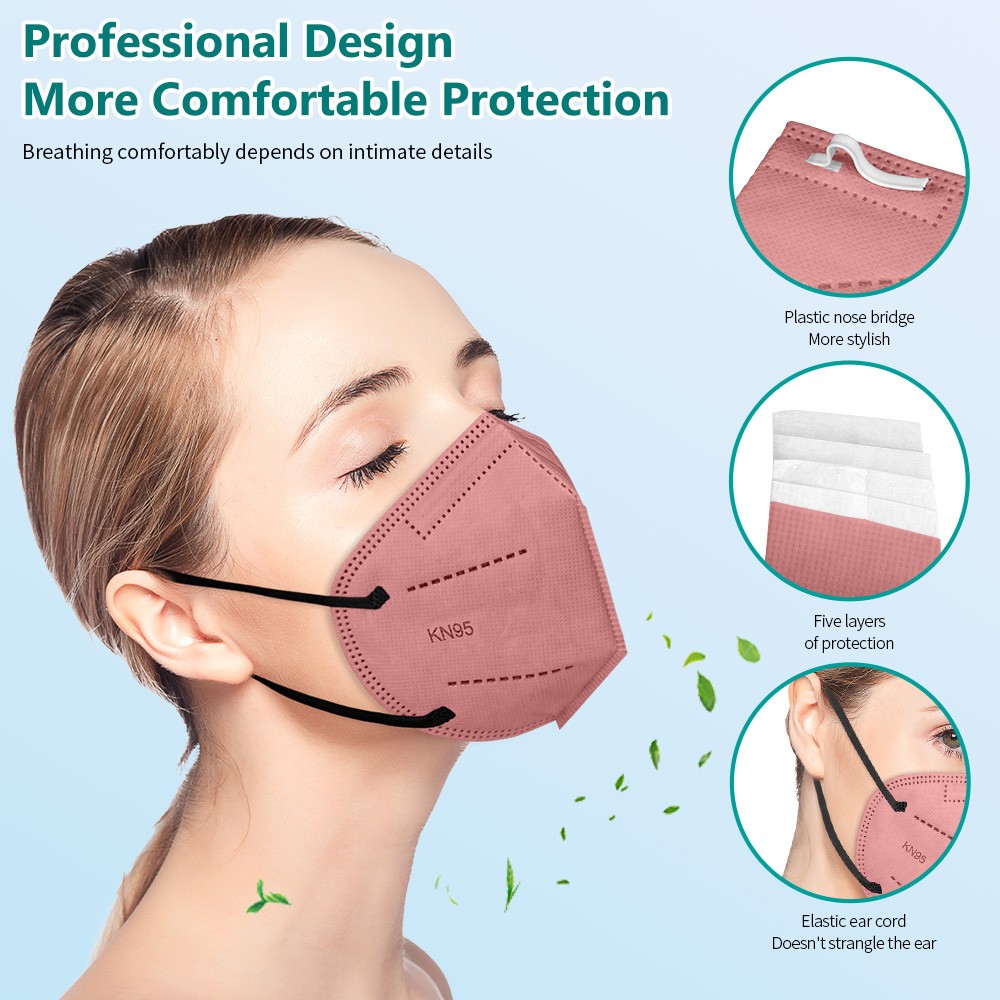 KN95 mascarillas 5-layer ffp2 approved colors morandi masque adult face masks fpp2 homology ada ffp2masque negras certified kn95