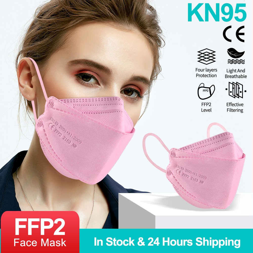 Fish Mask FFP2 CE Certificate Mascarillas FPP2 Approved FP2 Respirator Adult Protective Mouth Reusable Face Masks KN95 ffp2mascarillas