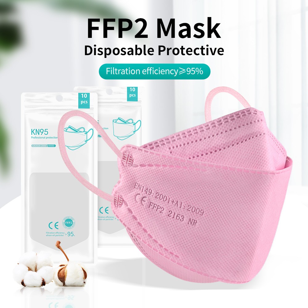 KN95 Fish Mask Mascarilla Mask FPP2 homology ada Spain CE FFP2 Reusable Masks Respiratory Mask FPP2 ffp2masque protection mask for adults