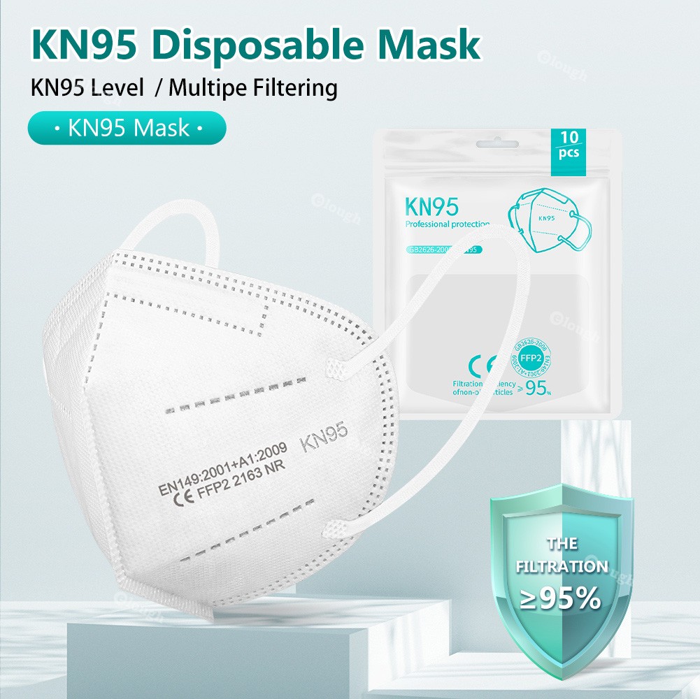 10-200 قطعة KN95 قناع ffp2 الوجه mascarilla fpp2 homologada 5 طبقات واقية mascarillas fp2 الالوان FFP2Mask mascherina ffpp2