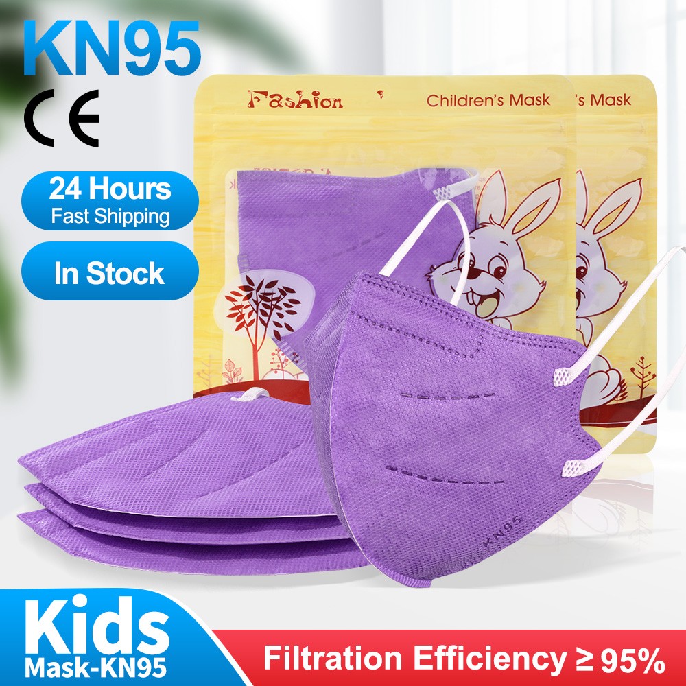 10/20/50 قطعة ffp2mask niños 6-9old قناع للأطفال kn95 mascarillas niños ce قابل للغسل الاطفال ffp2reutilizable fpp2 infantil أقنعة