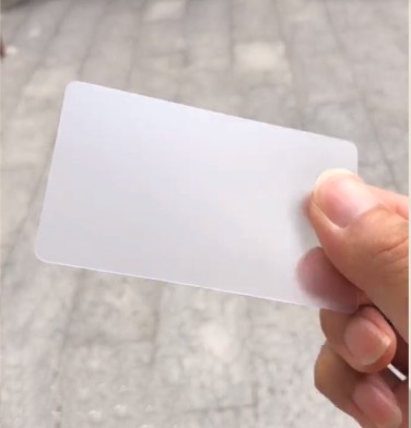 100pcs Inkjet Printable Transparent Blank PVC Card Membership ID Bbusiness Card 86*54mm for Epson or Canon Inkjet Printers