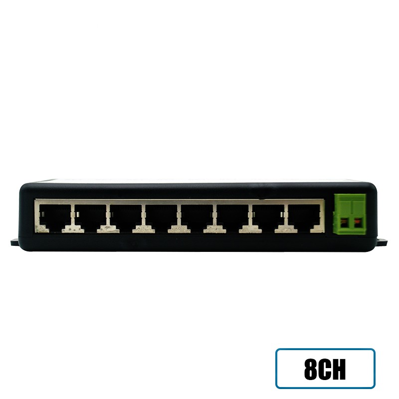 PoE Injector 4 Ports 8 Ports POE Splitter For CCTV Network POE Camera PoE IEEE802.3af Hot Sale