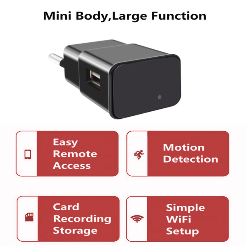 Mini Surveillance Cameras with WiFi 1080P HD Smart Home Security IP Camera Multifunctional USB Recorder Camcorder Video Audio Recorder DVR