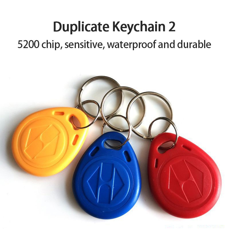 10/50pcs EM4305 T5577 125KHz Copy Writable Rewritable Epoxy Hang Keyfobs RFID Tag Key Ring Proximity Card Symbol Badge