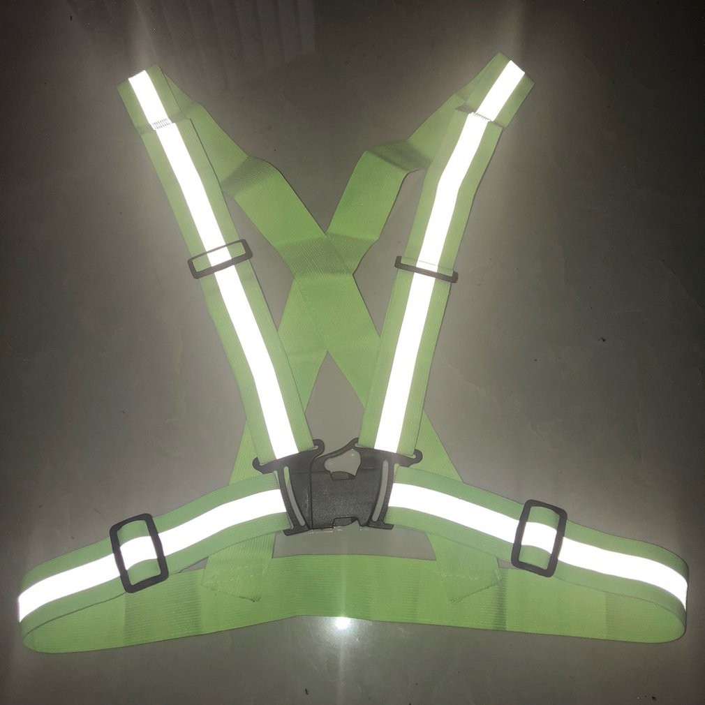 Rubber strips night running reflective belt protective gear reflective vest clothing riding driving protective clothing