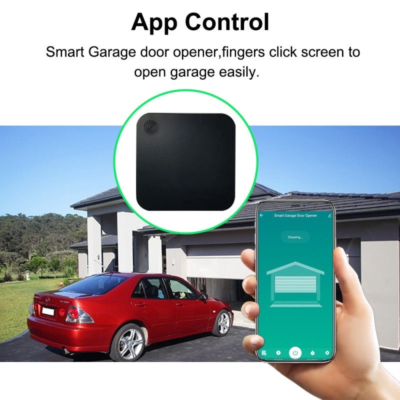 WiFi Garage Door Switch Opener Smart Gate Controller APP Remote Works with Alexa Google Home Assistant