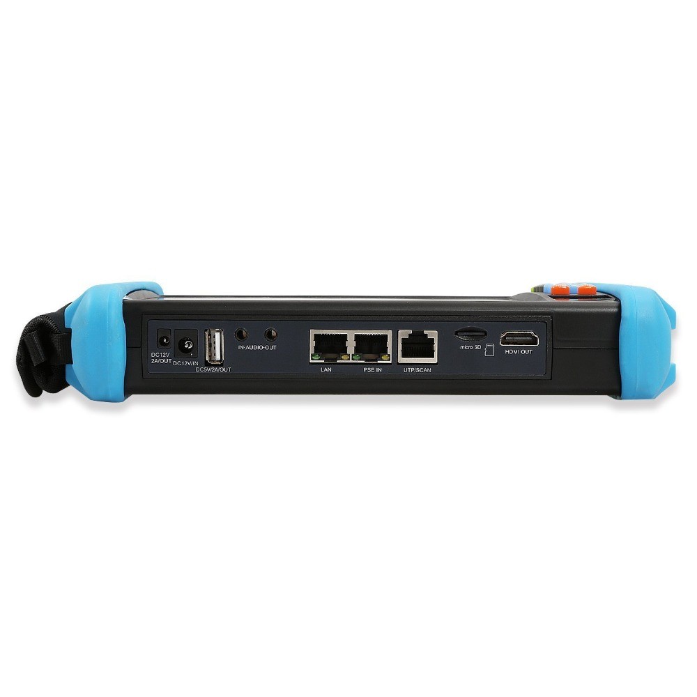 WSDCAM 9800 زائد 7 بوصة IP فاحص الكاميرا CCTV تستر CVBS التناظرية فاحص الكاميرا مع POE/WIFI/4K H.265/HDMI الإخراج/RJ45 TDR/ONVIF