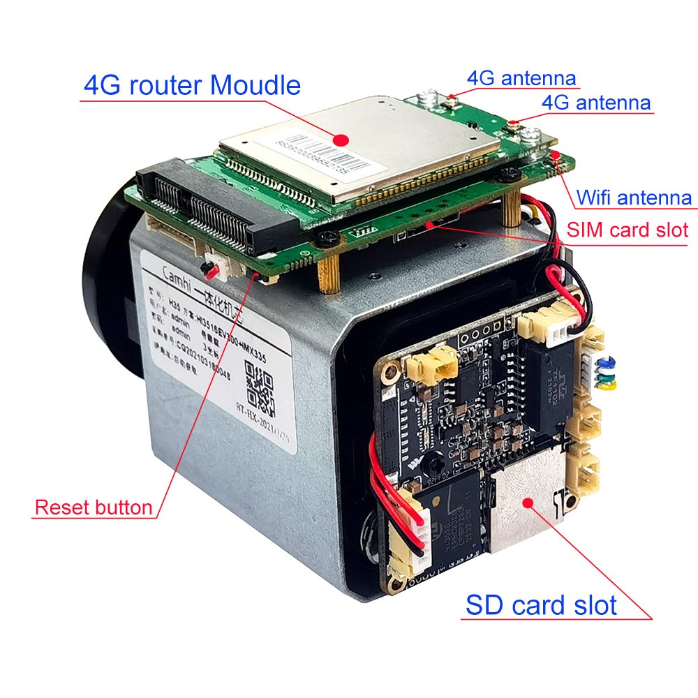 4G اللاسلكية واي فاي AP 5MP 30X التكبير الروبوت سوني IMX 335 كاميرا IP نقطة وصول لاسلكية DV مسجل دعم SD هيئة التصنيع العسكري المتكلم 4G سيم