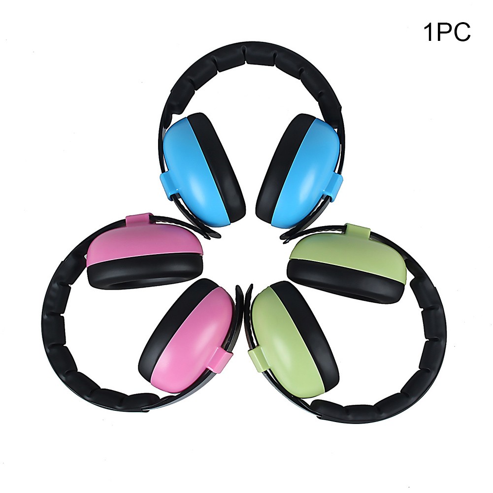 Adjustable Headband Care Portable Boys Girls Home Ear Protection Gift Padded Soft Earmuff Travel Headphone Noise Canceling