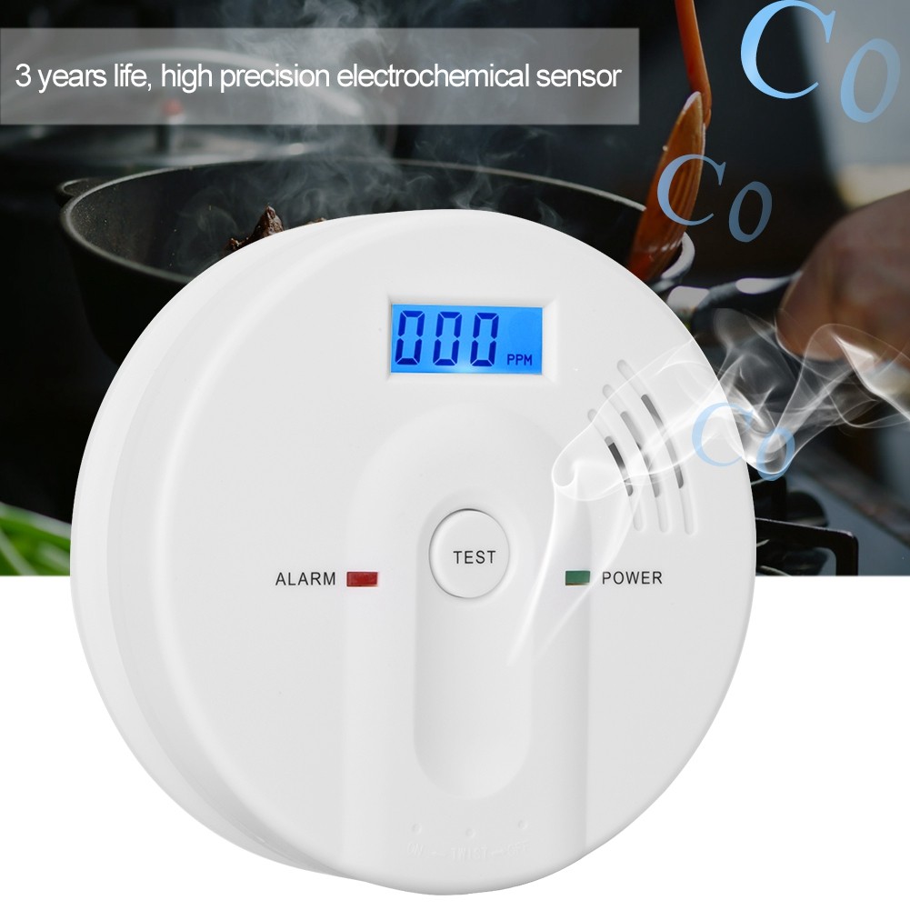 JKD-603 Digital LCD Display Carbon Monoxide Poisoning Gas Sensor Alarm Warning Detector