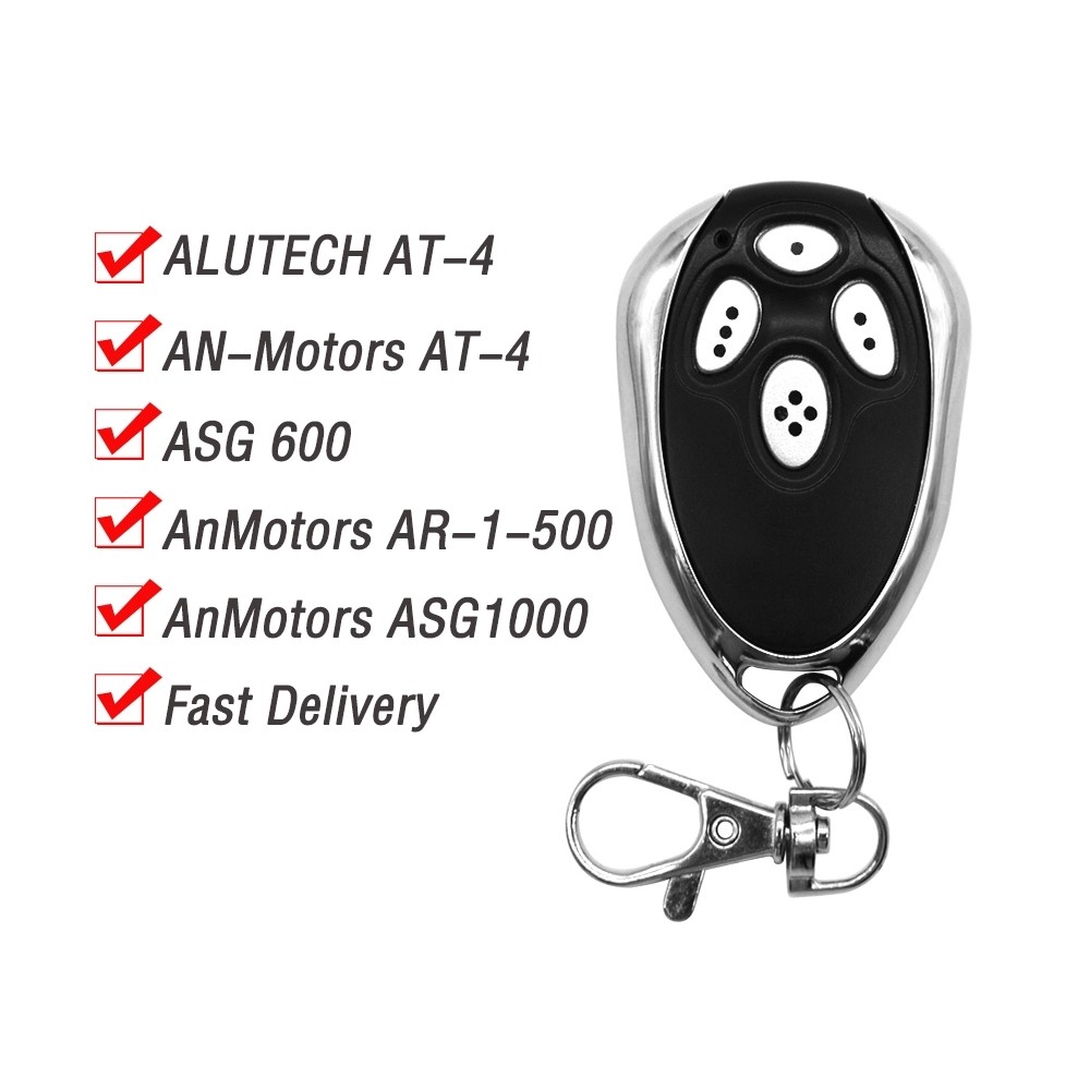 5 قطعة ANMotors Alutech AT-4 جهاز التحكم عن بعد 433.92MHz المتداول رمز باب المرآب Alutech AN-موتورز AT-4 عن بعد 433MHz