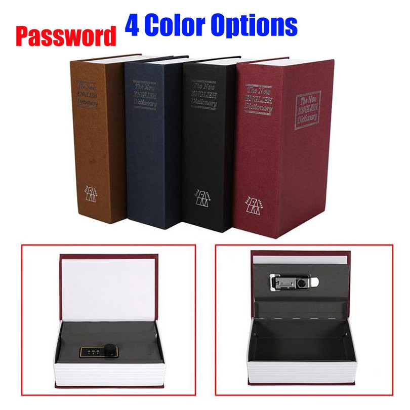 2022 Safe Box Piggy Bank Secret Book for Coin Money Stash Security Hidden Safes Cash Storage Money Jewelry Digital Password