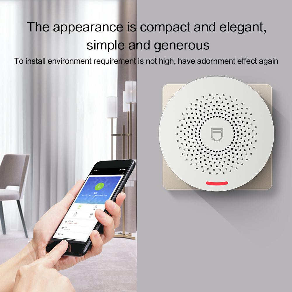 2022 PGST PW150 Tuya WiFi Wireless Home Alarm System Security Smart Home Burglar APP Control With PIR Motion Sensor