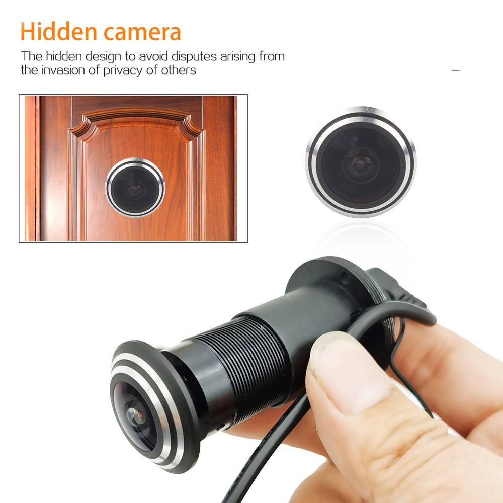 2022 Topvico Tuya Video Peephole Wifi Camera Motion Detection Door Monitor Video Eye Wireless Intercom Home Security Auto Record