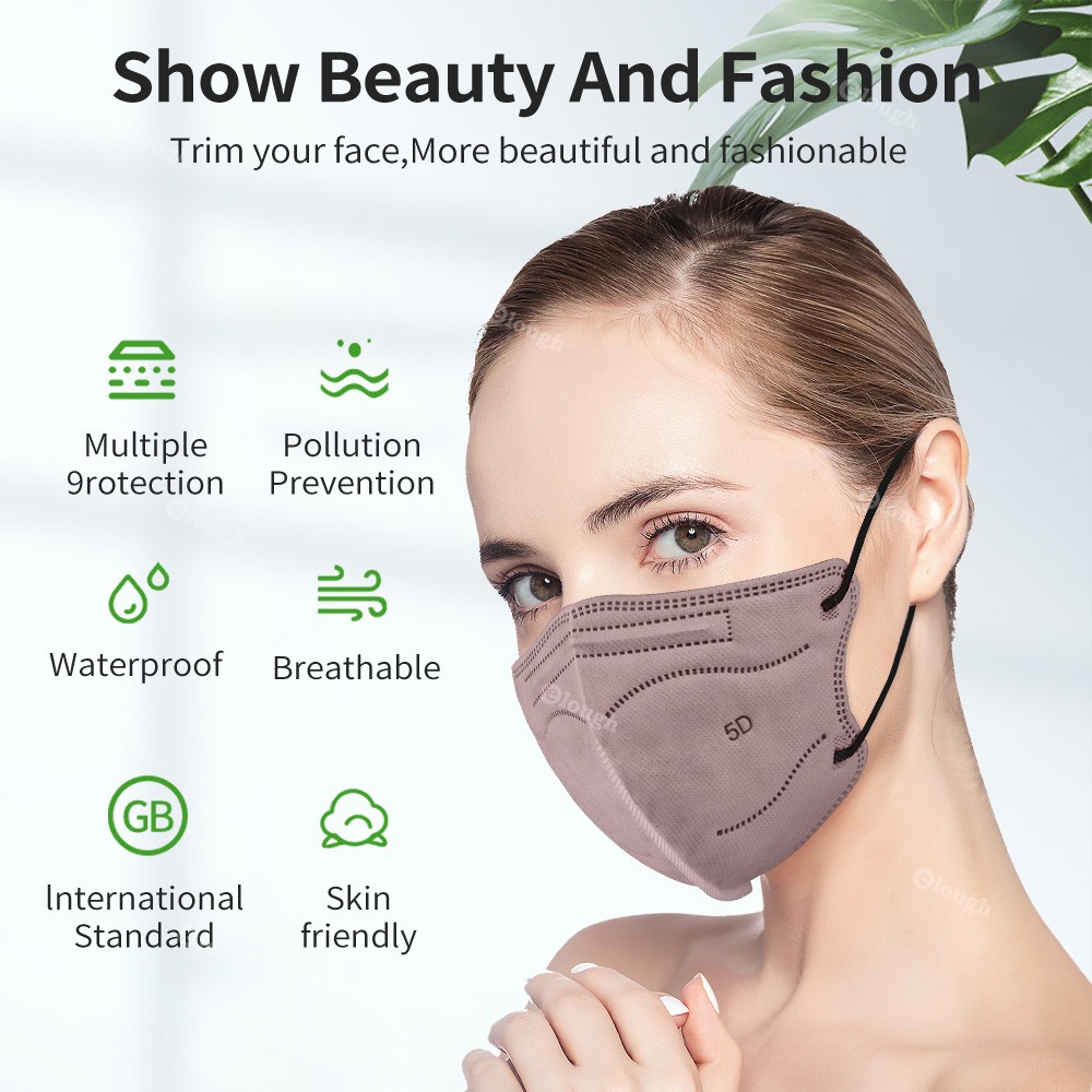 5D KN95 Face Mask 5 Layer Mascarillas FFP2 Homologadas FPP2 Adult Protective KN95 Certificadas 10-100pcs FFP2mask KN 95 Filter