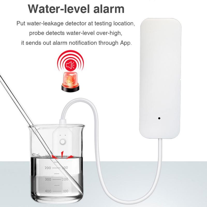 Tuya Home Water Leak Alarm Standalone Alarm WiFi Water Leak Sensor Flood Detector Alert Overflow Security Alarm System