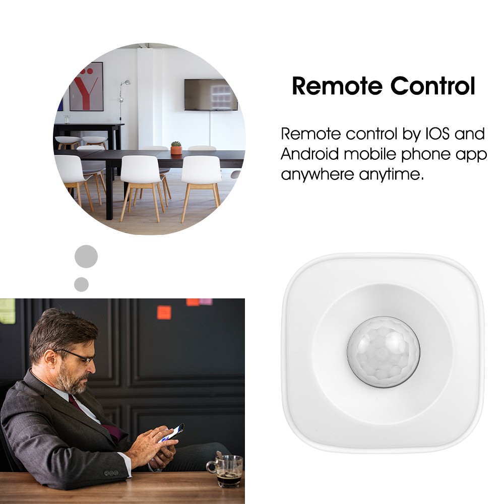 2022 TREEYE WiFi Human Body Sensor Wireless Smart Body Motion PIR Motion Sensor Zigbee Use With Tuya Gateway Smart Life App