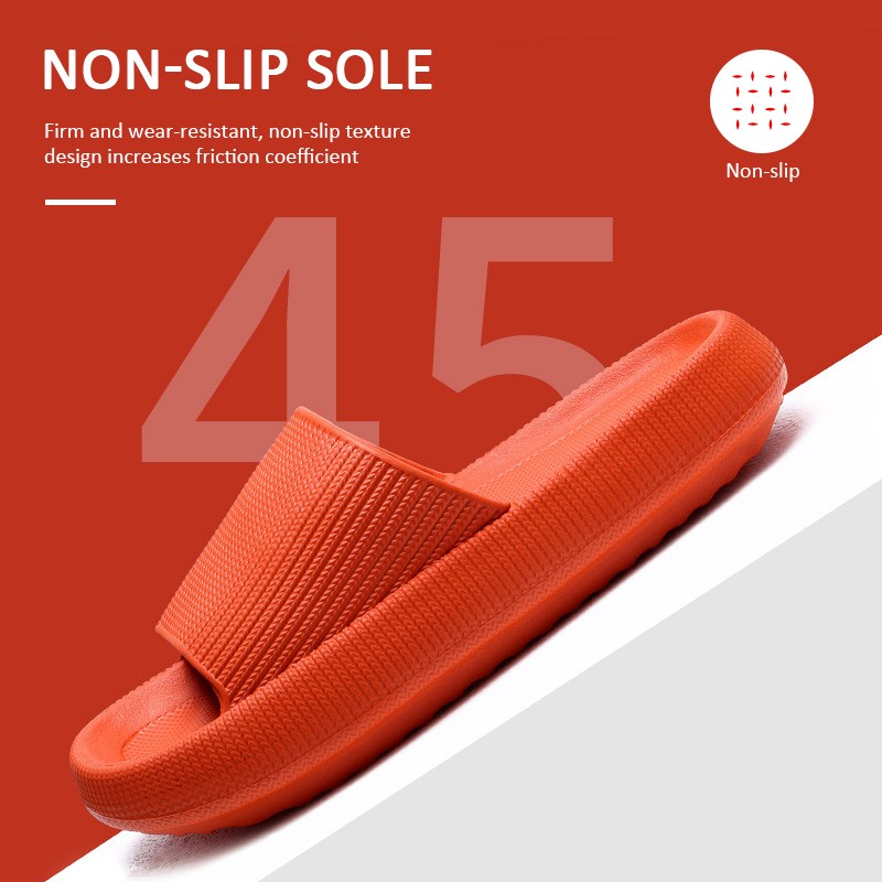 Thick Platform Home Bathroom Slippers Fashion Women Soft Sole EVA Indoor Slides Woman Sandals 2022 Summer Non-slip Flip Flops