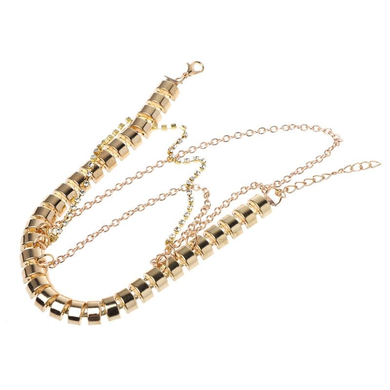 High Heels Shoes Chain Gold Decoration Women Rhinestone Shoe Charm Multilayer Pendant Chain Wedding Bridal Accessories