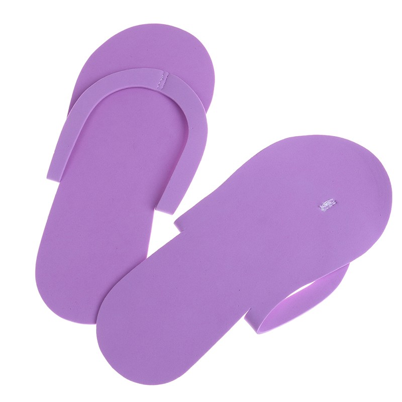 12 Pairs Spa Pedicure Sandals Disposable Foam Slippers Foam Pedicure Slippery For Salon Spa Pedicure Flip Flop Tools