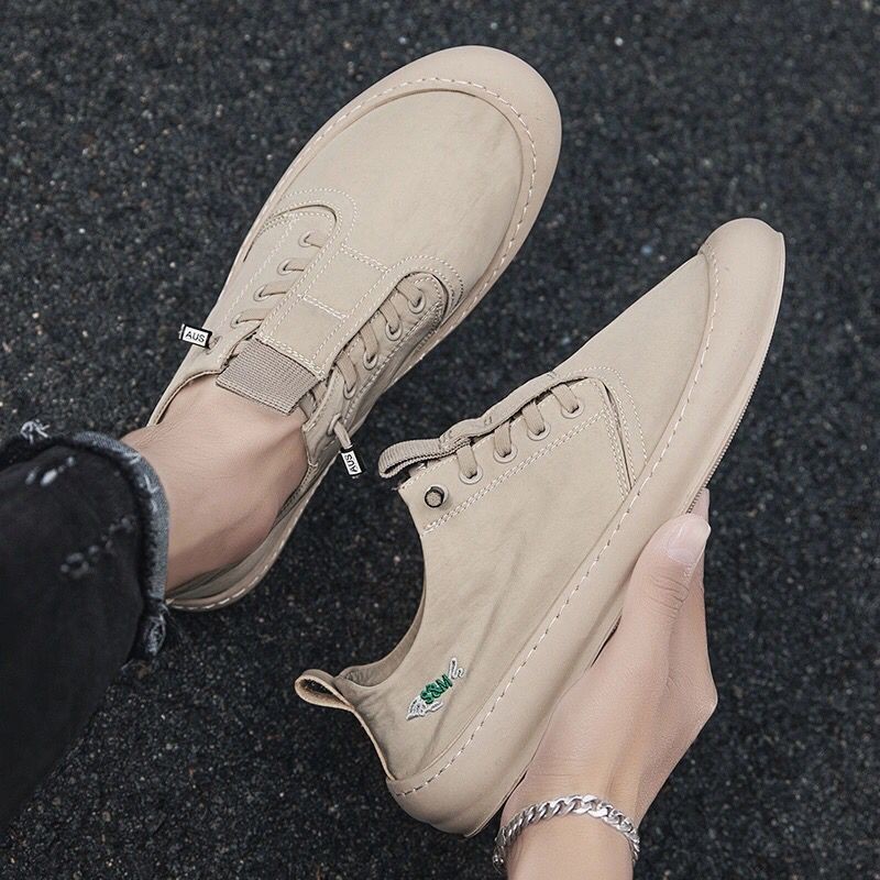 Men's shoes 2021 summer new casual shoes comfortable breathable fashion canvas shoes men's small white shoes soft sole casual shoes