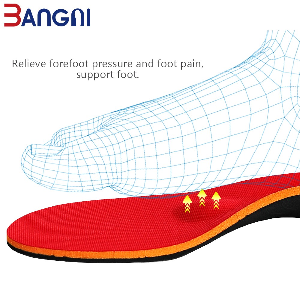 3ANGNI Orthotic Arch Shoe Accessories Support Inserts Orthotic Flat Feet Insole for Men Woman Heel Pain Plantar Fasciitis